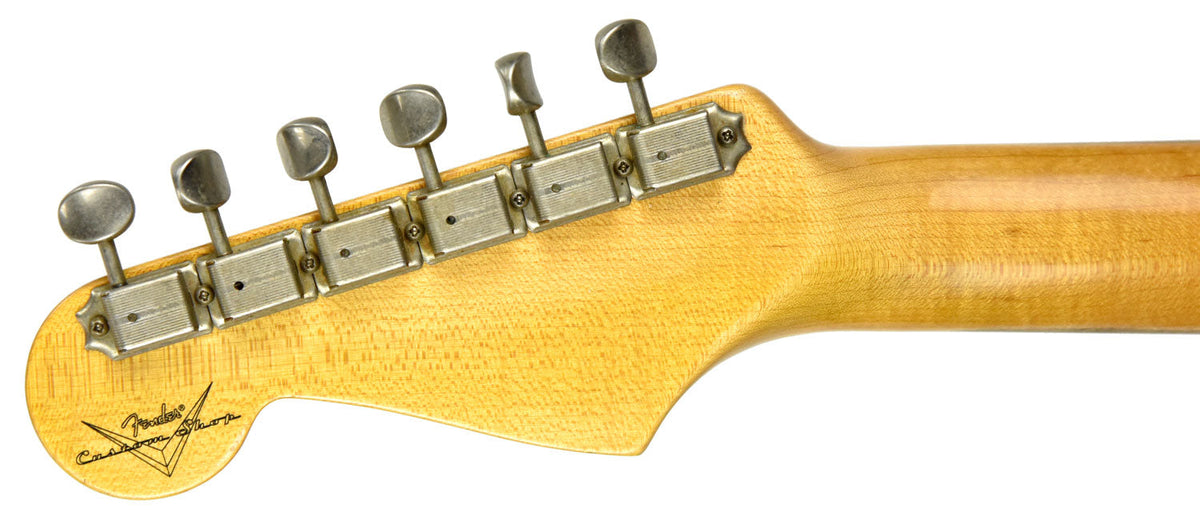 Fender Custom Shop 63 Stratocaster Journeyman Relic in Fiesta Red/Salmon Pink R98758