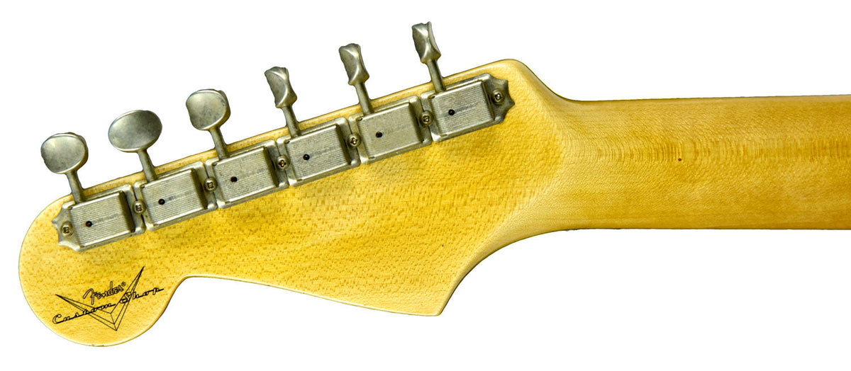 Fender Custom Shop 63 Stratocaster Journeyman Relic in Aged Olympic White R103407
