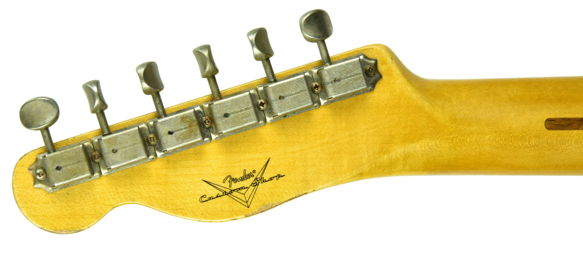 Fender Custom Shop 50s Telecaster Relic 1 Piece Ash Emerald Green Transparent R104550