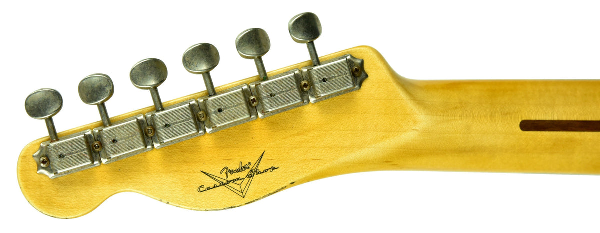 Fender Custom Shop 50s Telecaster Relic 1 Piece Ash in Black R105784