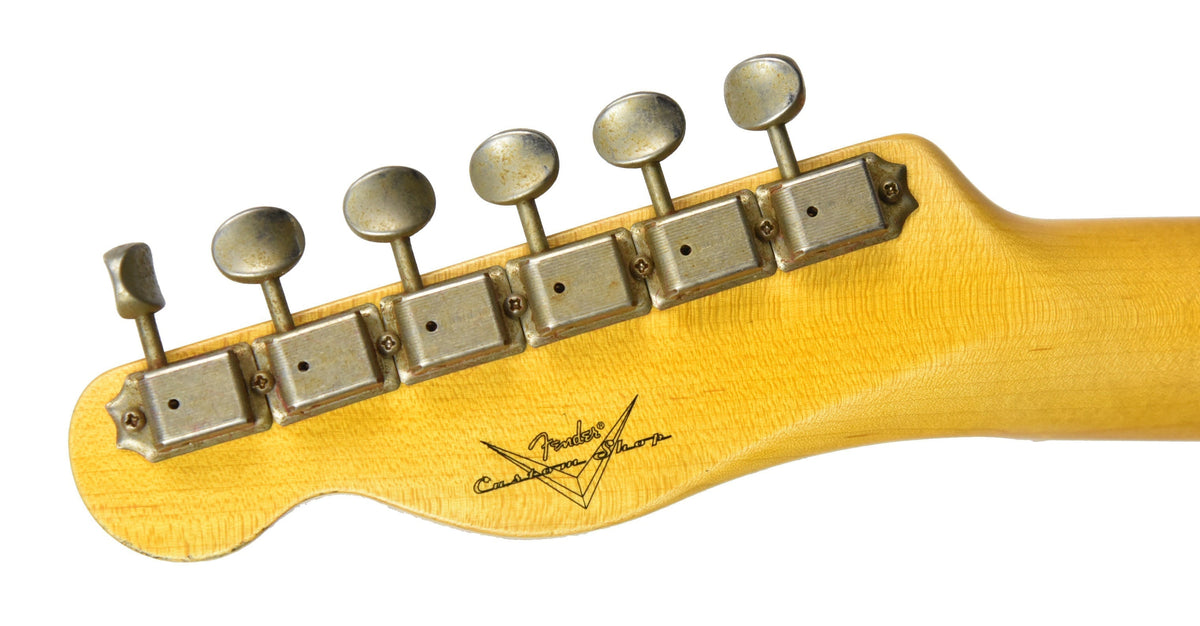 Fender Custom Shop 50s Telecaster Relic 1 Piece Ash in Black R108667