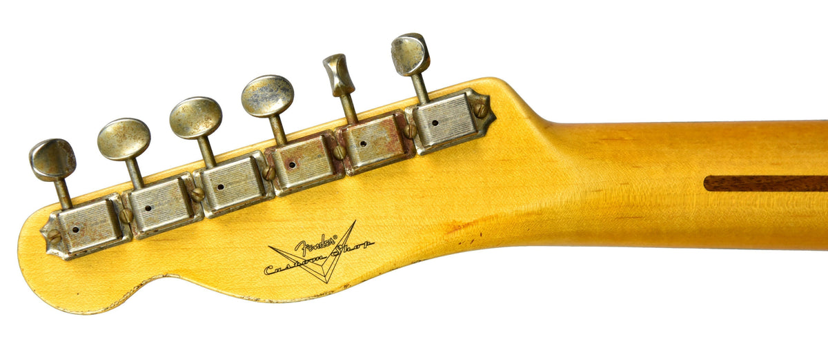 Fender Custom Shop 50s Telecaster Relic 1 Piece Ash in Black R108736