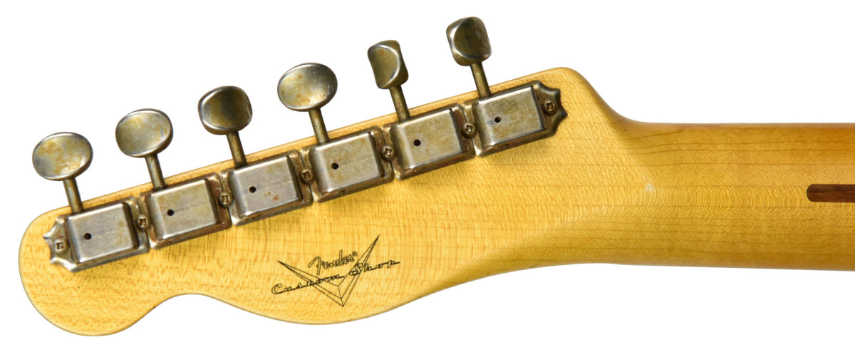 Fender Custom Shop 50s Telecaster Relic 1 Piece Ash in Aged White Blonde R108960
