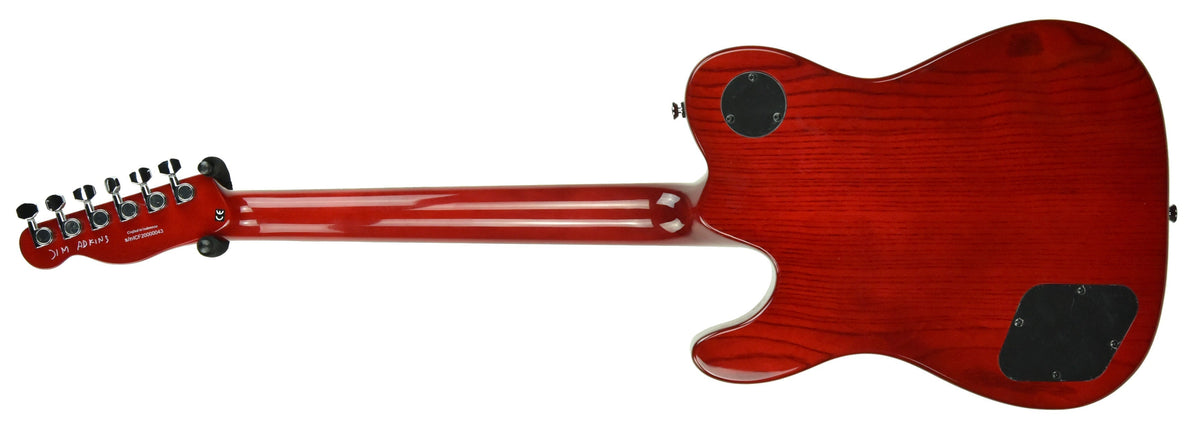 Fender Jim Adkins JA-90 Thinline Telecaster Crimson Red Transparent ICF20000043