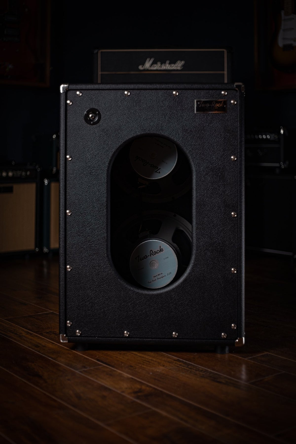 Pre-Order: Two-Rock 12-65B 2x12 Extension Cabinet - Black Bronco, Sparkle Matrix Grill Cloth