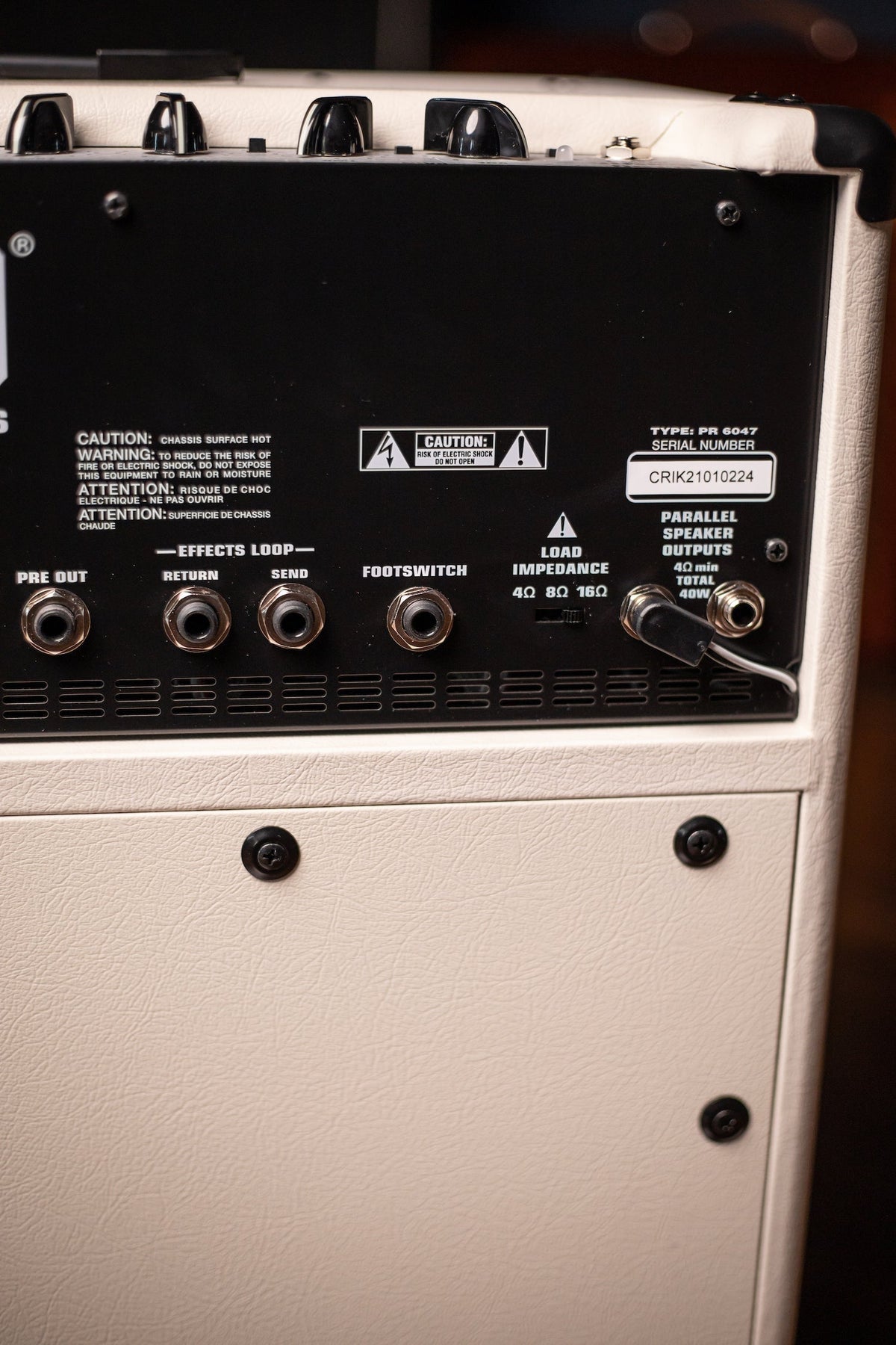 EVH 5150 Iconic 40w 1x12" Combo Amp - Ivory