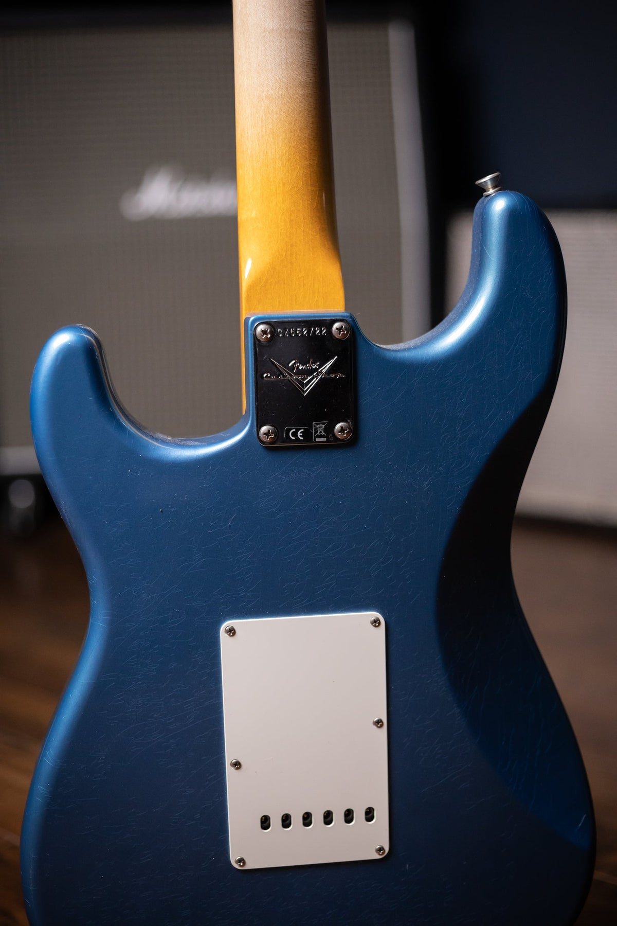 Fender Custom Shop '66 Stratocaster Deluxe Closet Classic Electric Guitar - Aged Lake Placid Blue