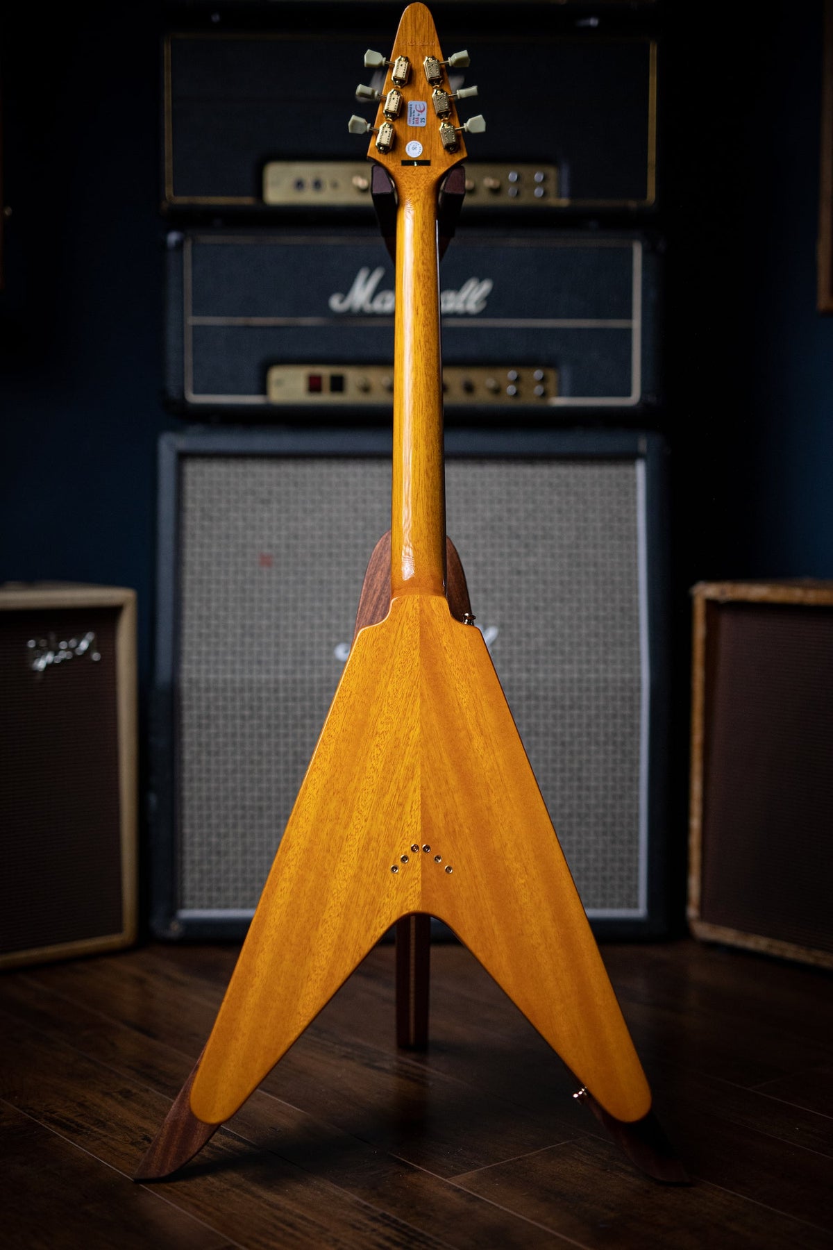 2018 Epiphone Joe Bonamassa Flying V "Amos" Electric Guitar - Natural