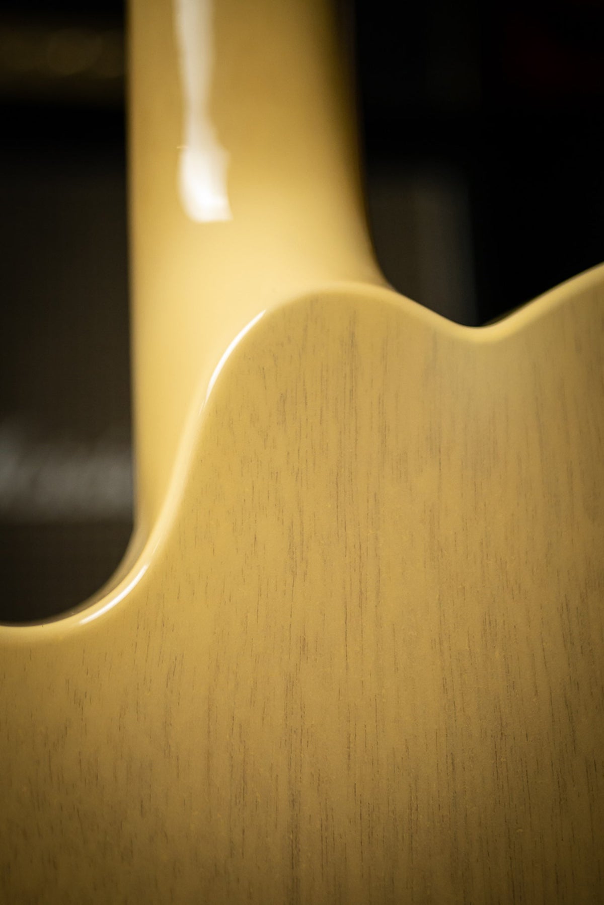 1994 Fender Custom Shop Telecaster Jr. Electric Guitar - TV Yellow