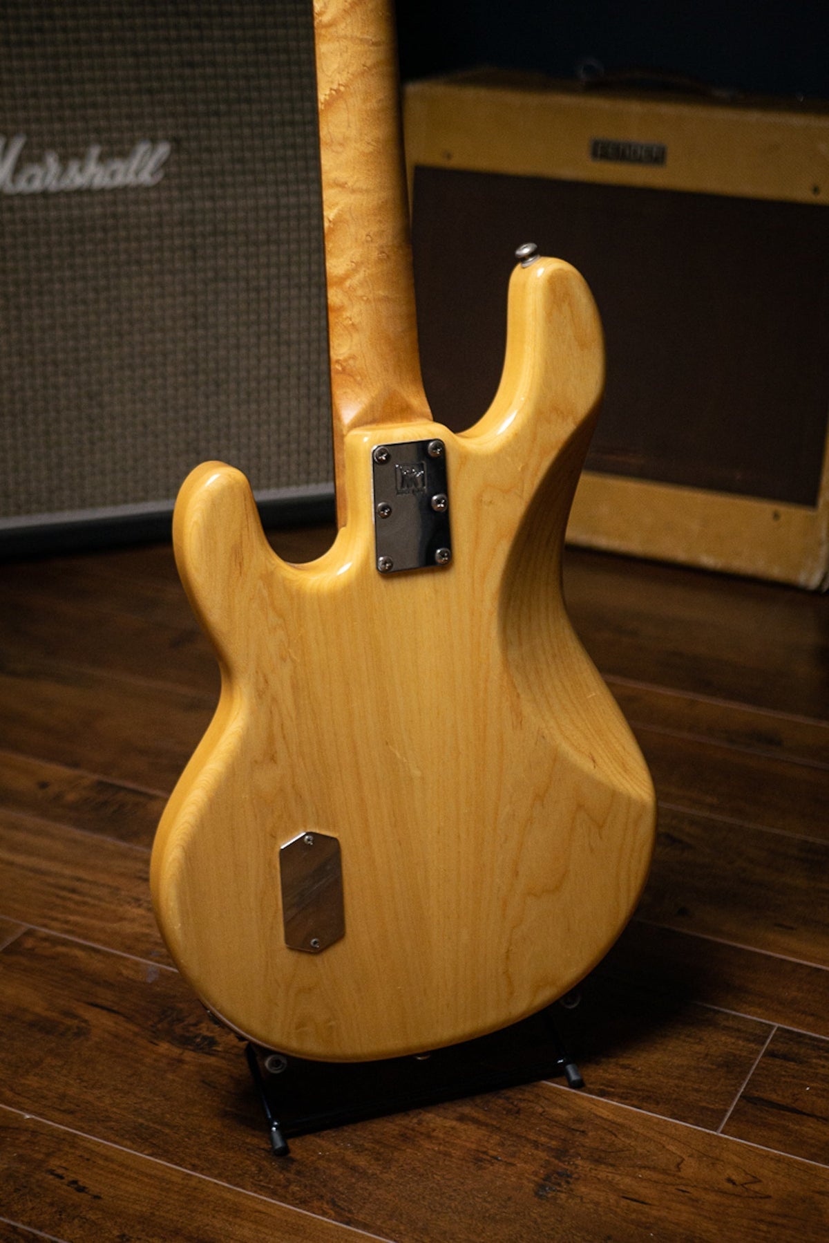 1993 Musicman Stingray 4 String Electric Bass - Natural