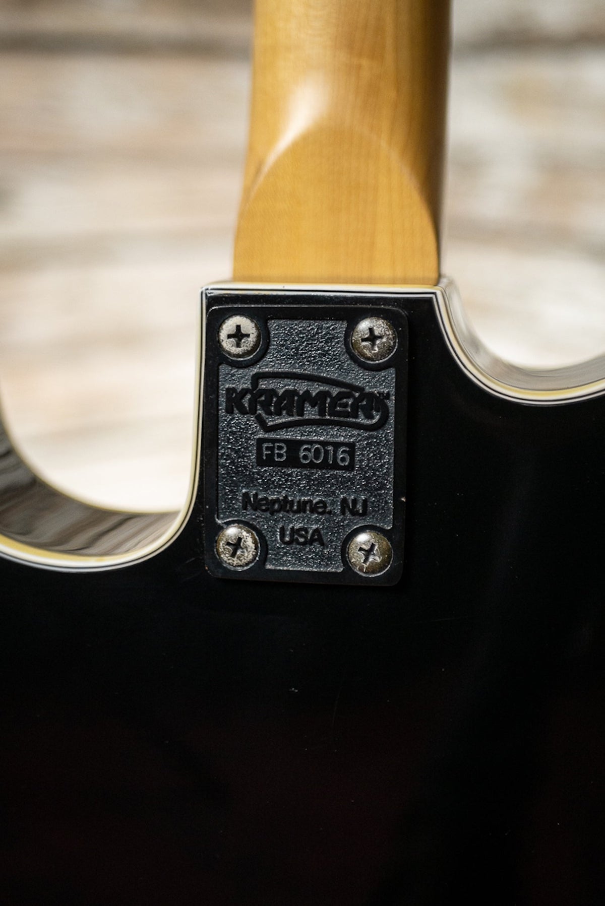 1986 Kramer Ferrington KFS-1 Acoustic-Electric Guitar - Black