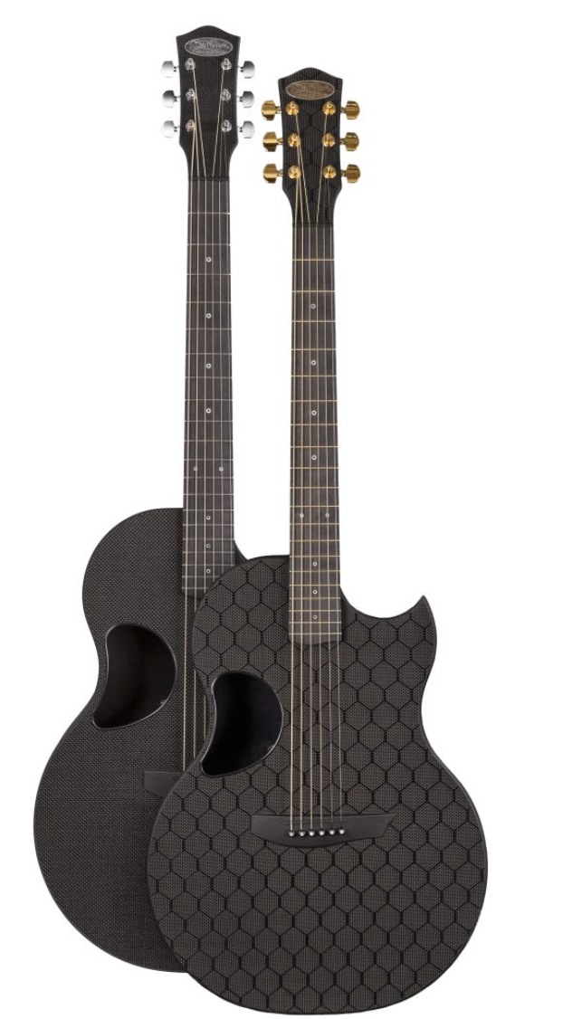 McPherson Sable Carbon Acoustic-Electric Guitar - Honeycomb w/ Gold Headstock
