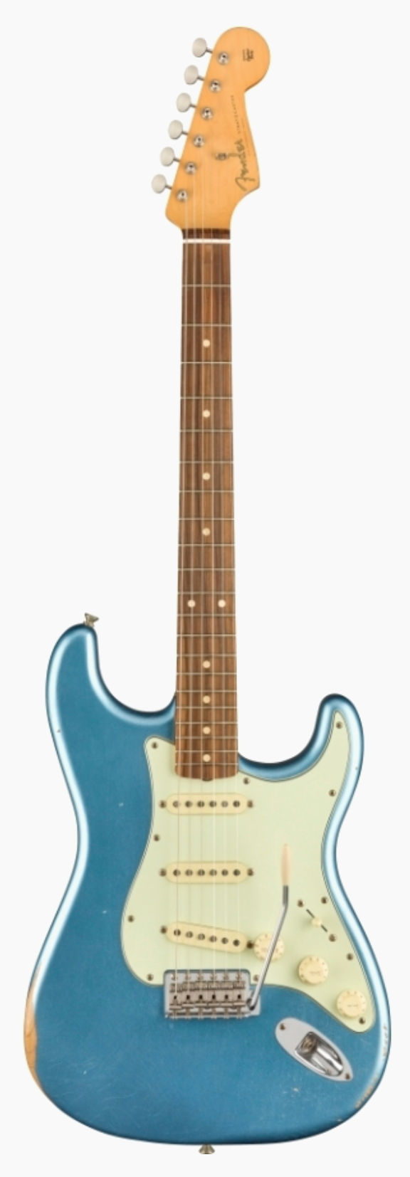 Fender Vintera '60s Road Worn Stratocaster Electric Guitar - Lake Placid Blue