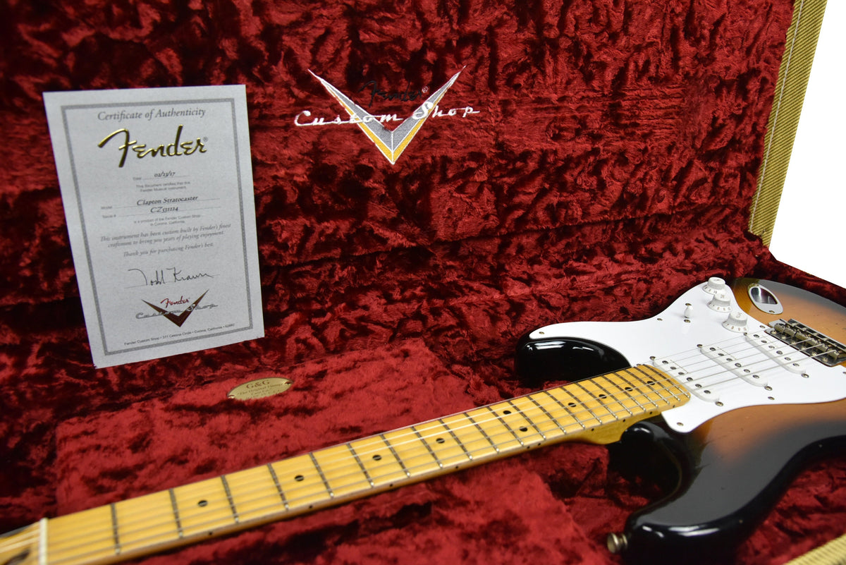 Used Fender Custom Shop Masterbuilt Eric Clapton Signature Stratocaster Journeyman Relic by Todd Krause CZ531224