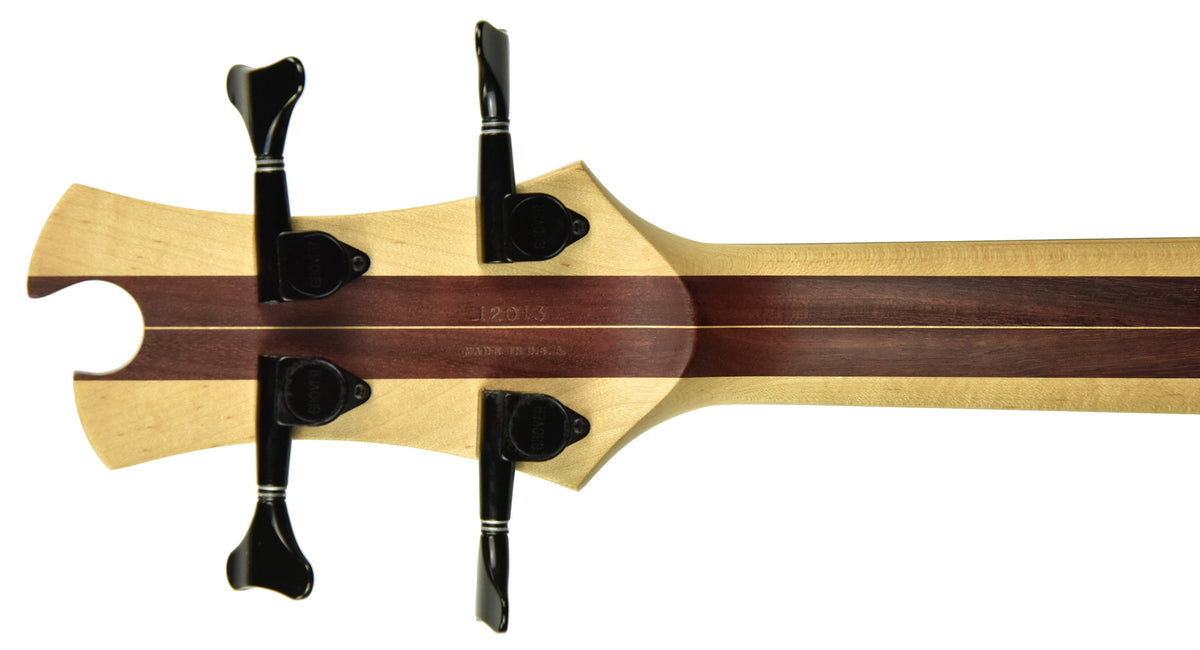 Used Tobias USA Made Killer "B" Natural Bubinga Bass Guitar 12013