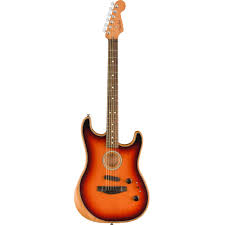 Fender American Acoustasonic Stratocaster Electric Guitar - 3 Color Sunburst