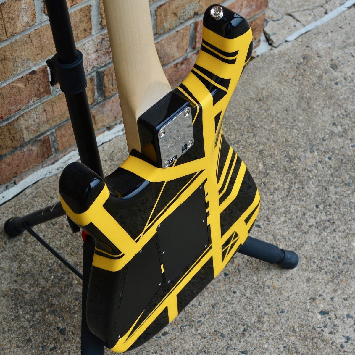EVH USED Striped Series Black with Yellow Stripes