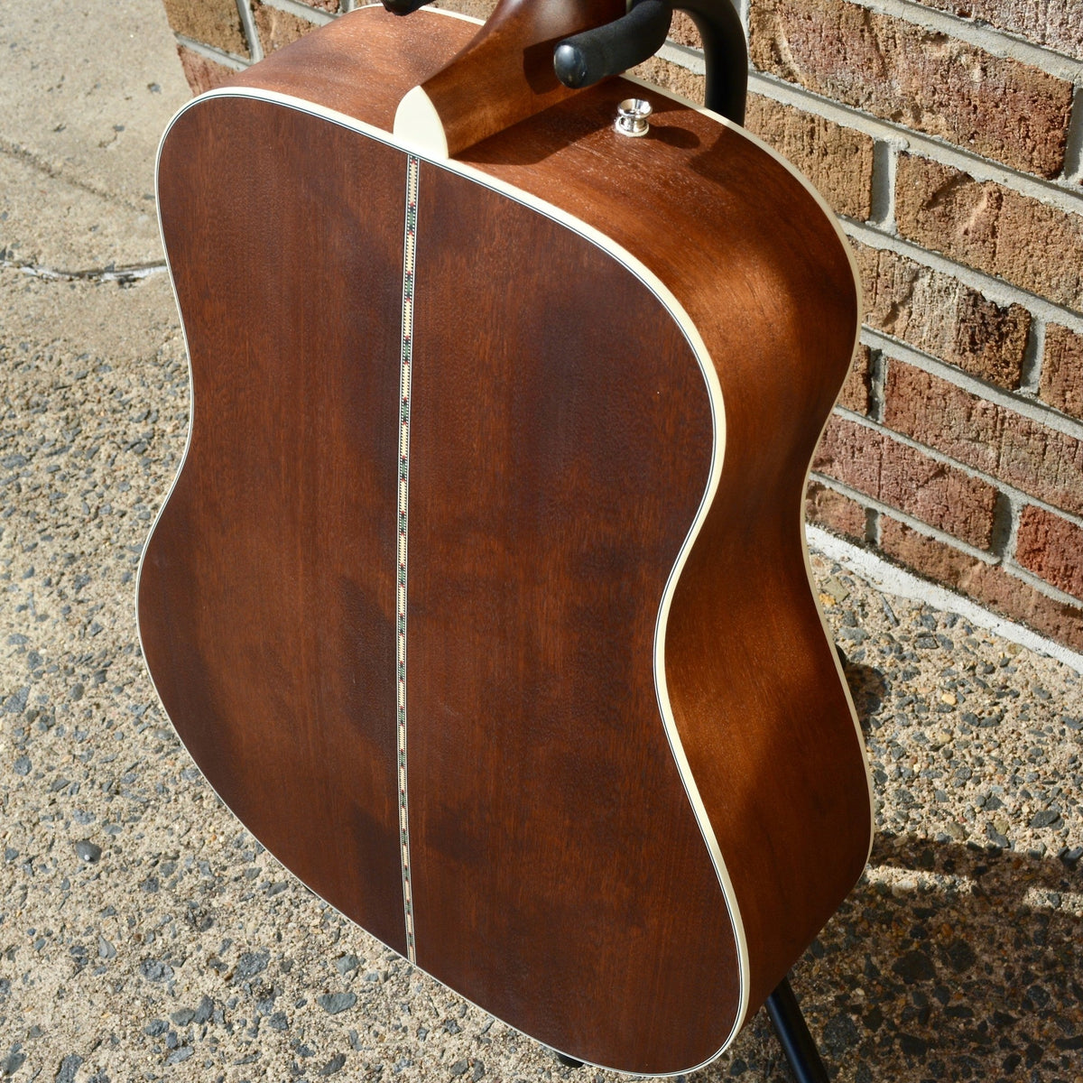 Fender PD-220E Dreadnought, All Mahogany, Ovangkol Fingerboard, Aged Cognac Burst