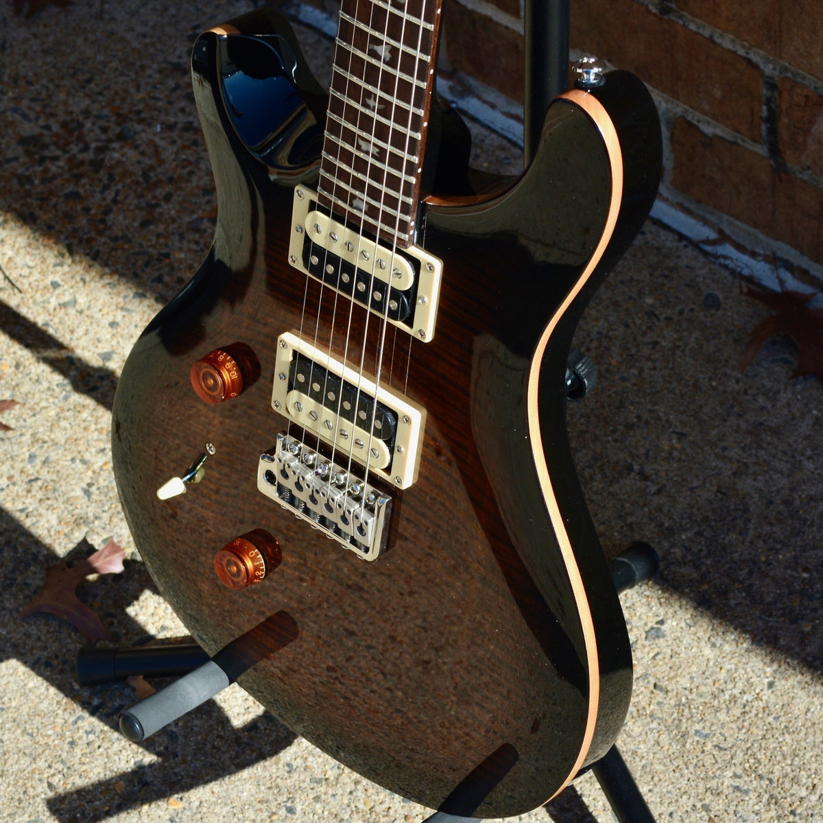PRS Custom 24 "Lefty" Black Gold Burst