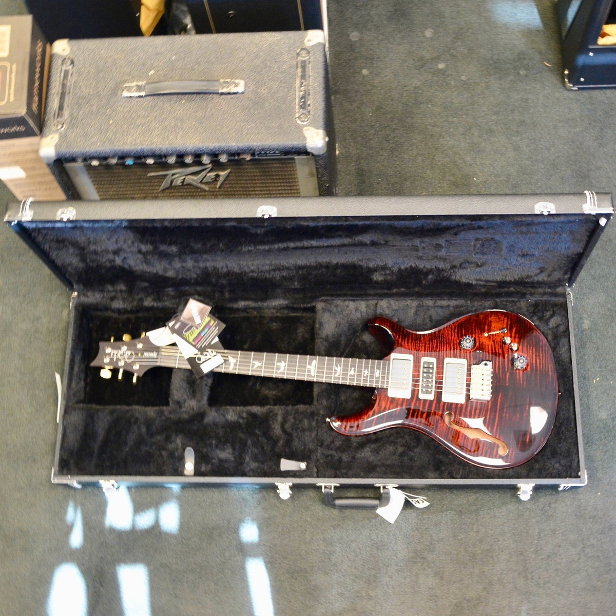 PRS Special Semi-Hollow 10 Top Fire Red Burst