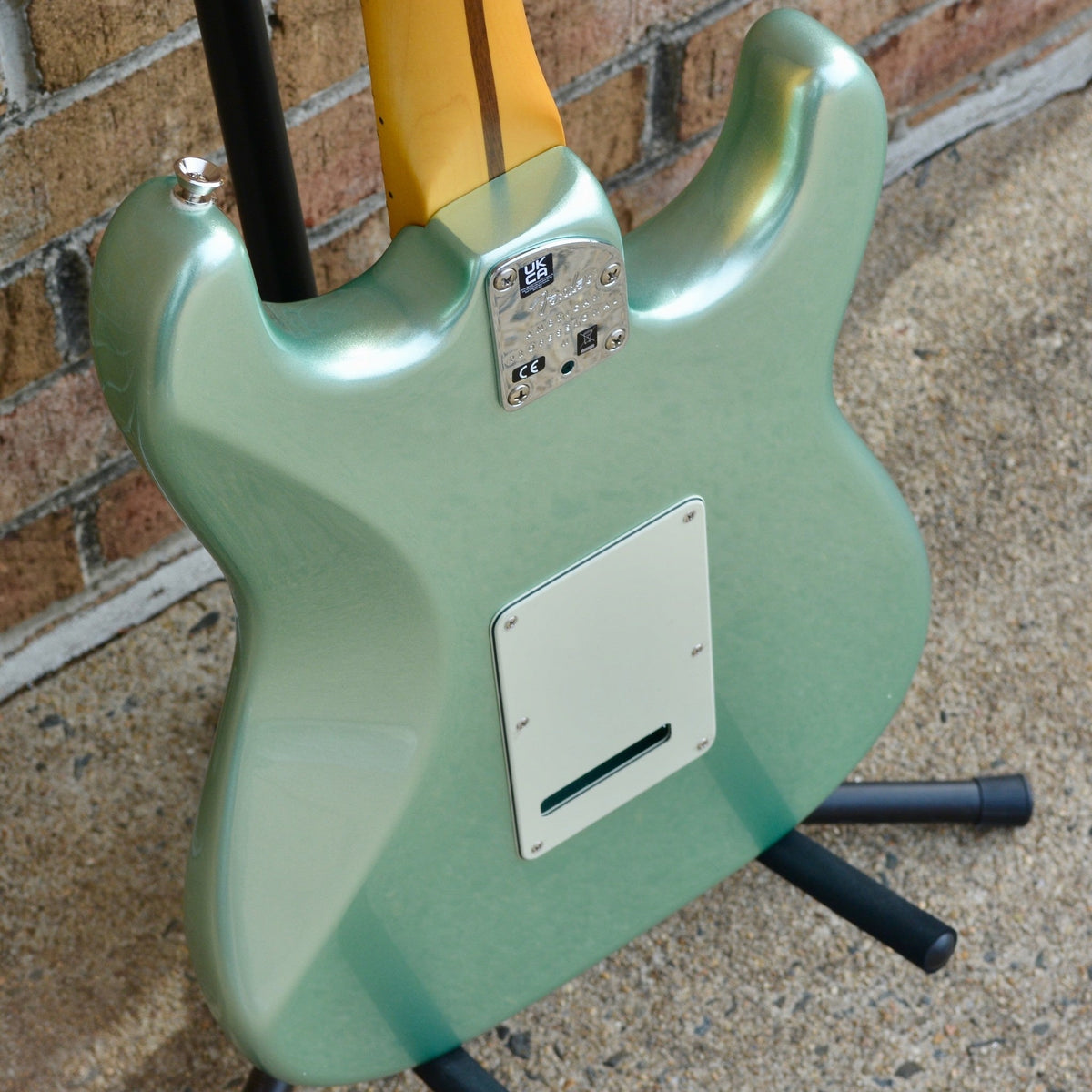 Fender American Professional II Stratocaster® Left-Hand, Maple Fingerboard, Mystic Surf Green