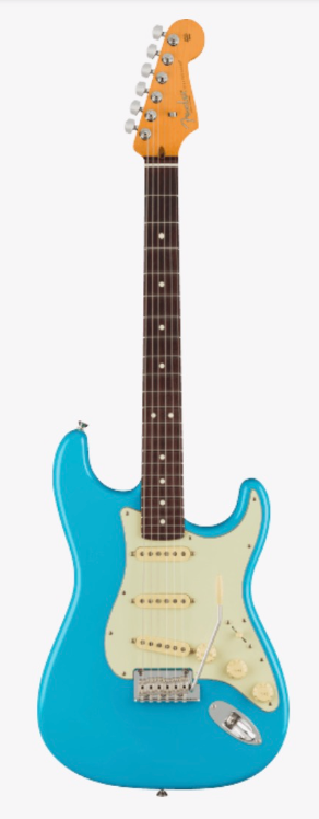 Fender American Professional II Stratocaster Rosewood Fretboard Electric Guitar - Miami Blue