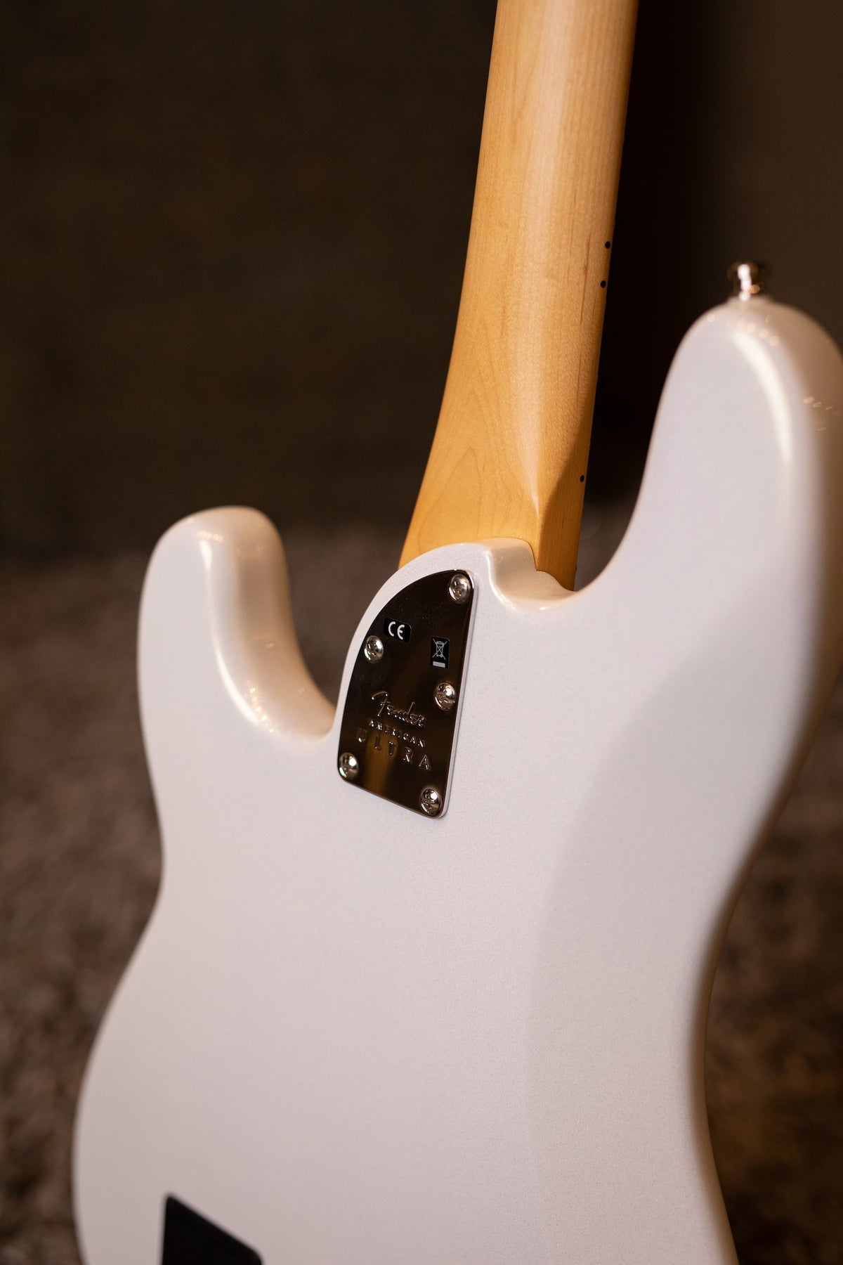 Fender American Ultra Precision Bass - Arctic Pearl