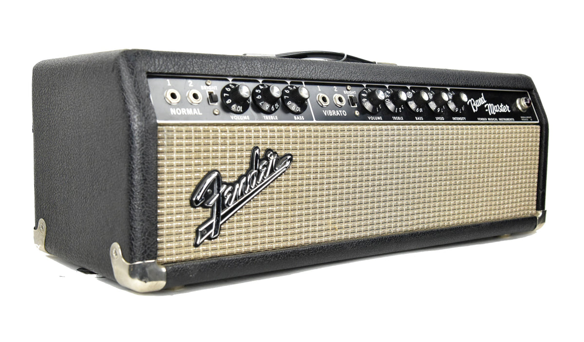 Used 1966 Fender Bandmaster Head w/Cover A18242