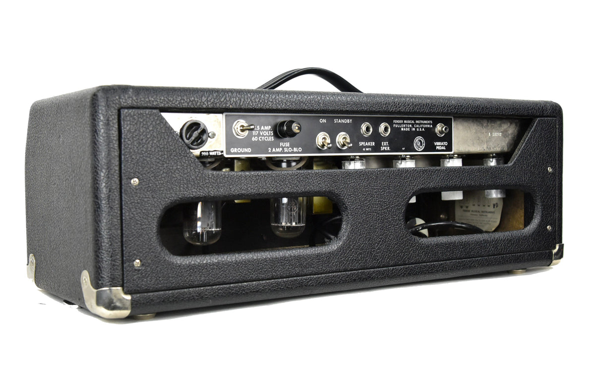 Used 1966 Fender Bandmaster Head w/Cover A18242