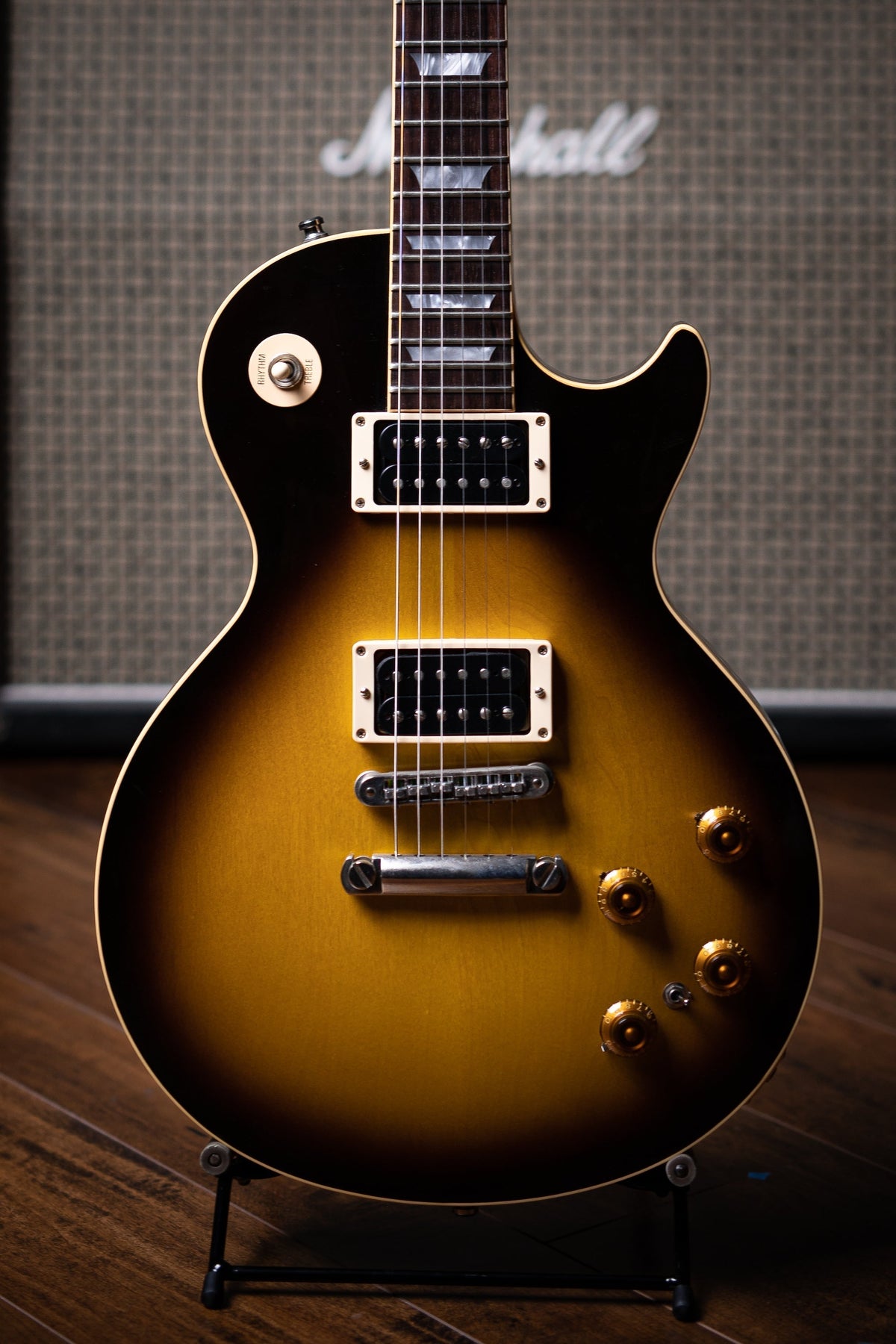 2004 Gibson Custom Shop Slash Les Paul w/Fishman Powerbridge Electric Guitar - Tobacco Burst