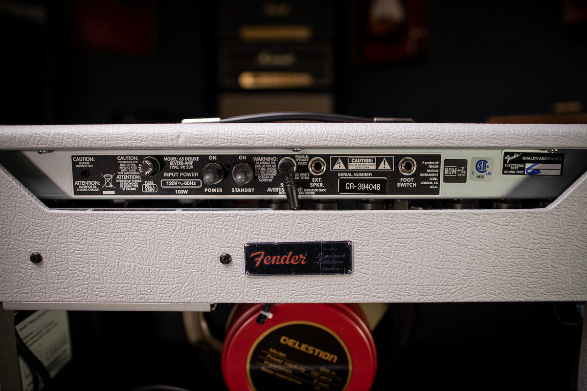 Fender '65 Deluxe Reverb 2020 Limited Edition Redback Speaker Combo Amp