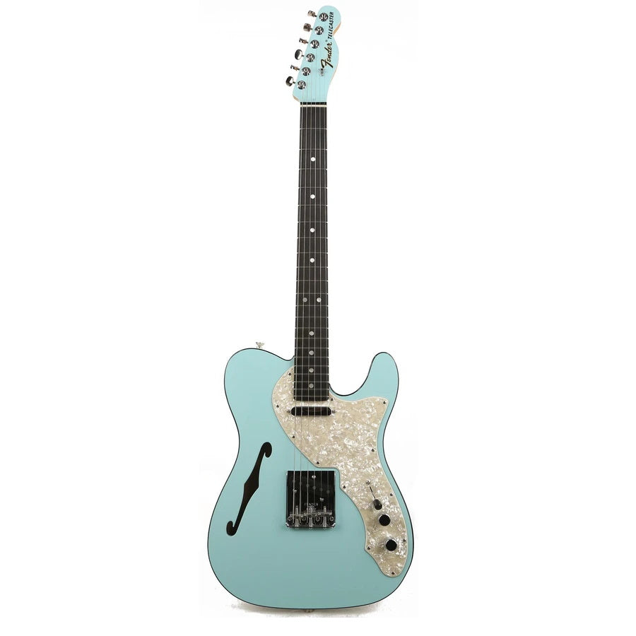 Fender Thinline Telecaster Limited Edition Electric Guitar - 2-Tone Daphne Blue