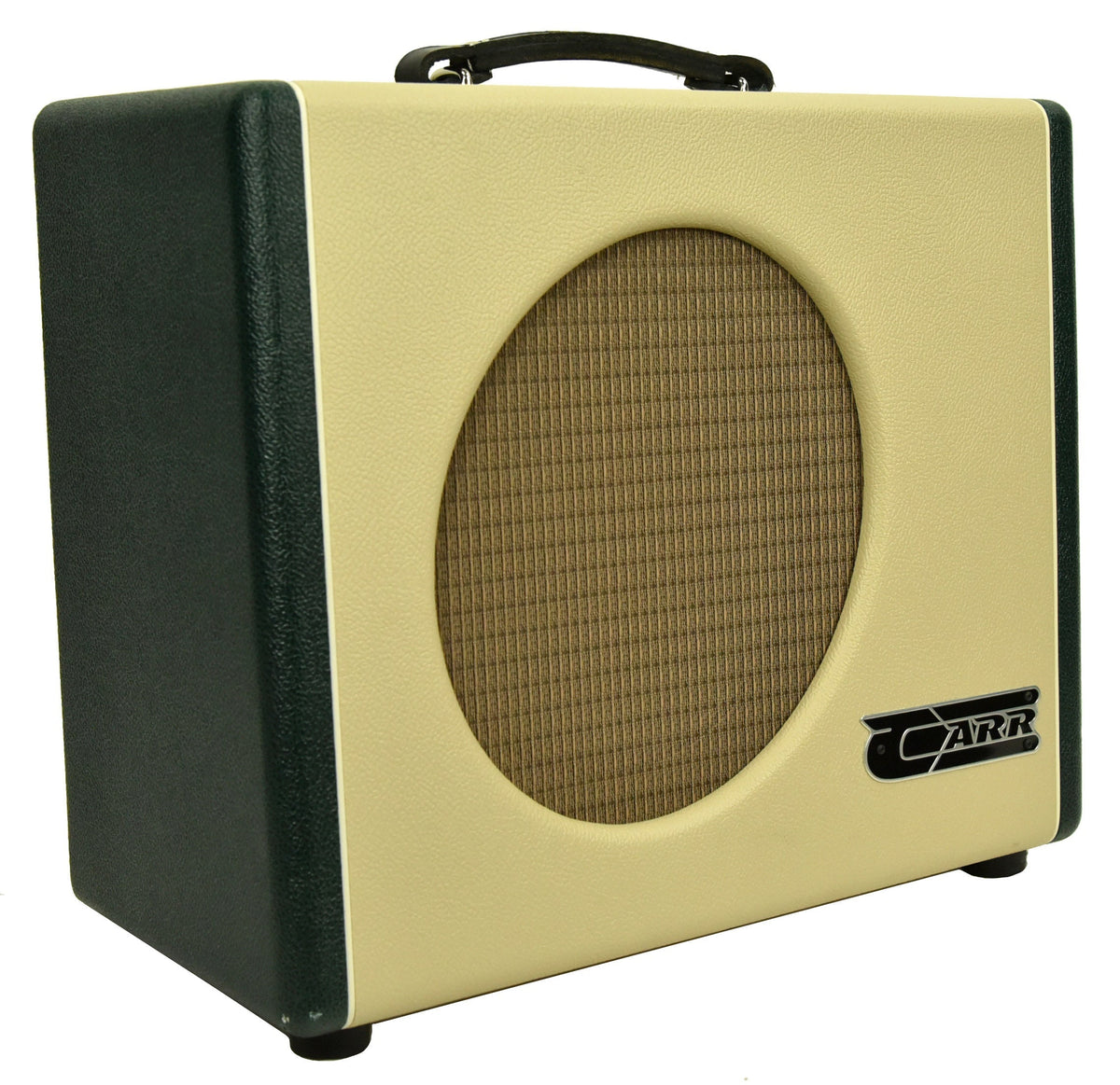Used Carr Mercury V 1x12 Combo Amplifier in Cream and Green 0666