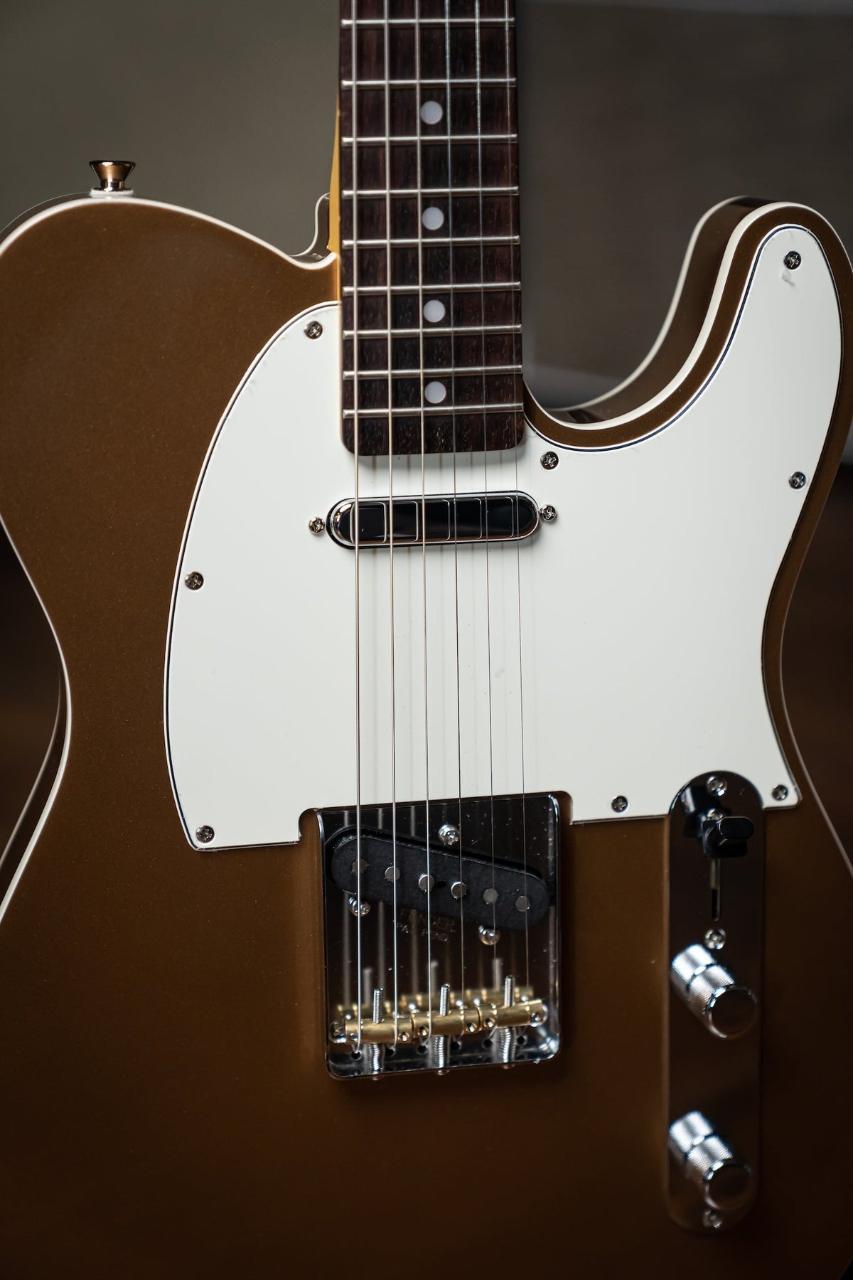 Fender JV Modified 60s Custom Telecaster Electric Guitar - Firemist Gold