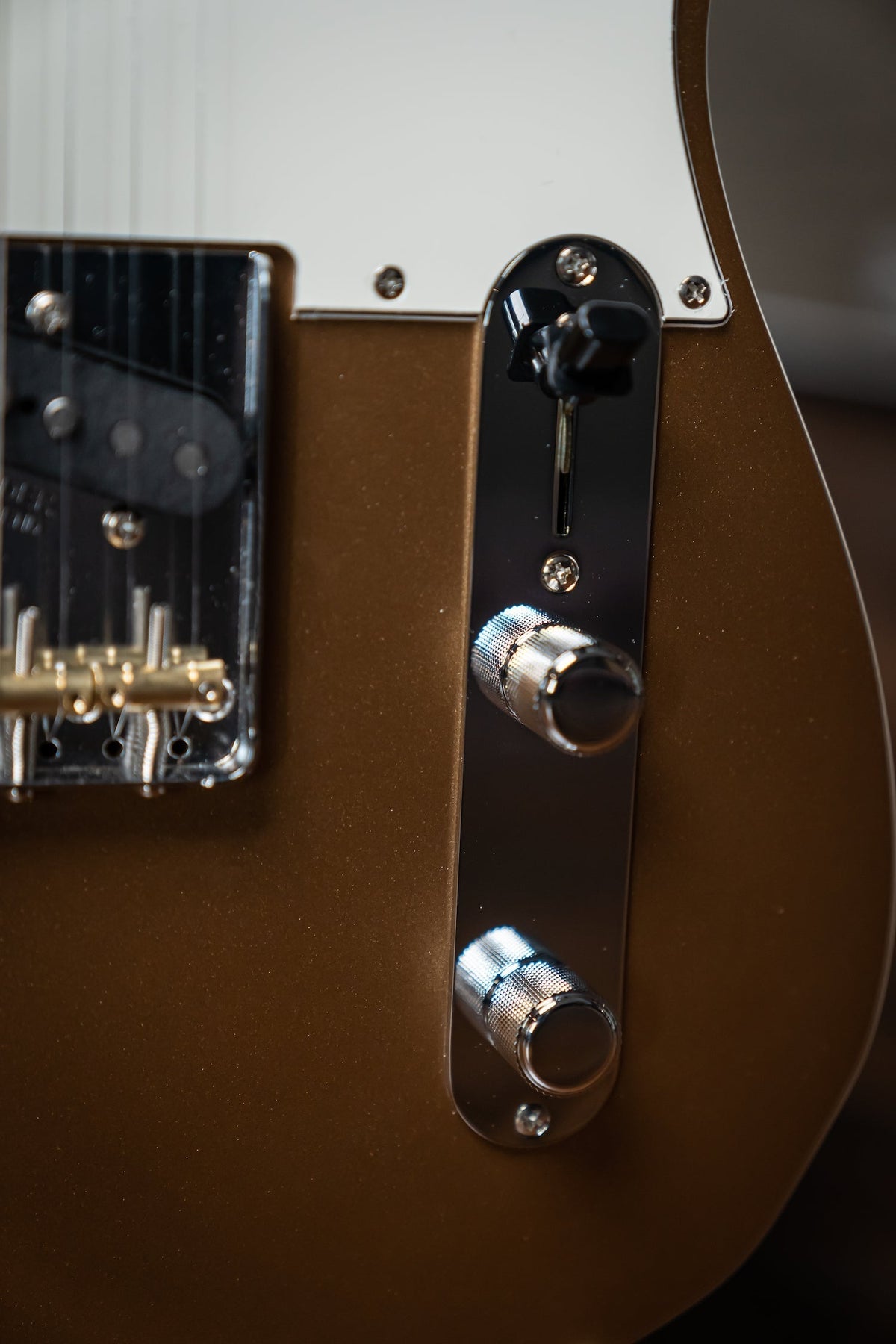 Fender JV Modified 60s Custom Telecaster Electric Guitar - Firemist Gold