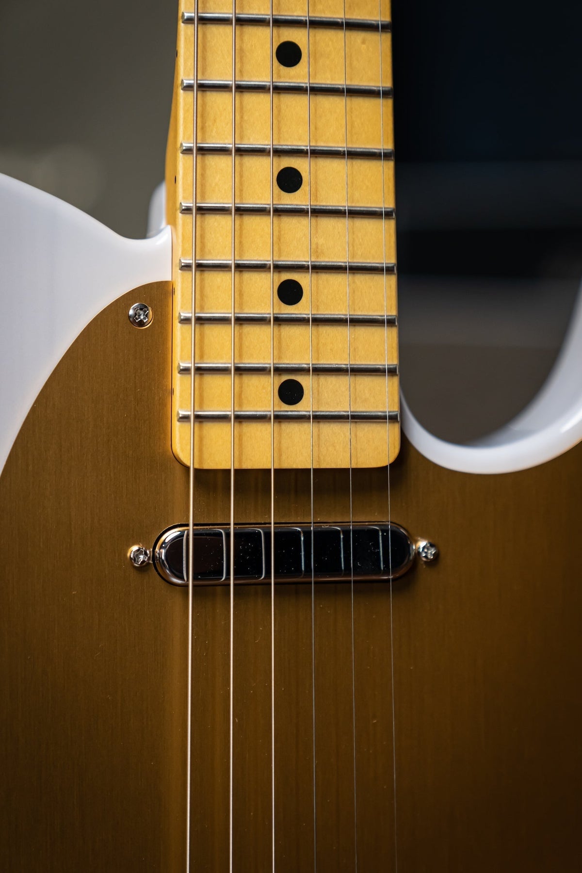 Fender JV Modified 50s Telecaster Electric Guitar - White Blonde