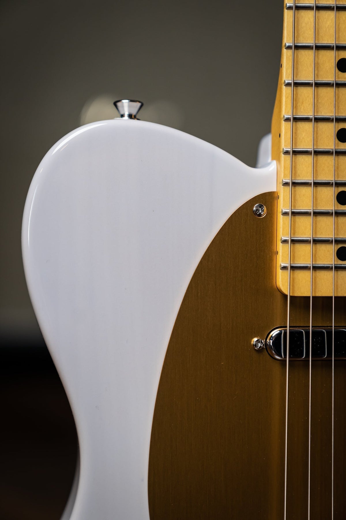 Fender JV Modified 50s Telecaster Electric Guitar - White Blonde