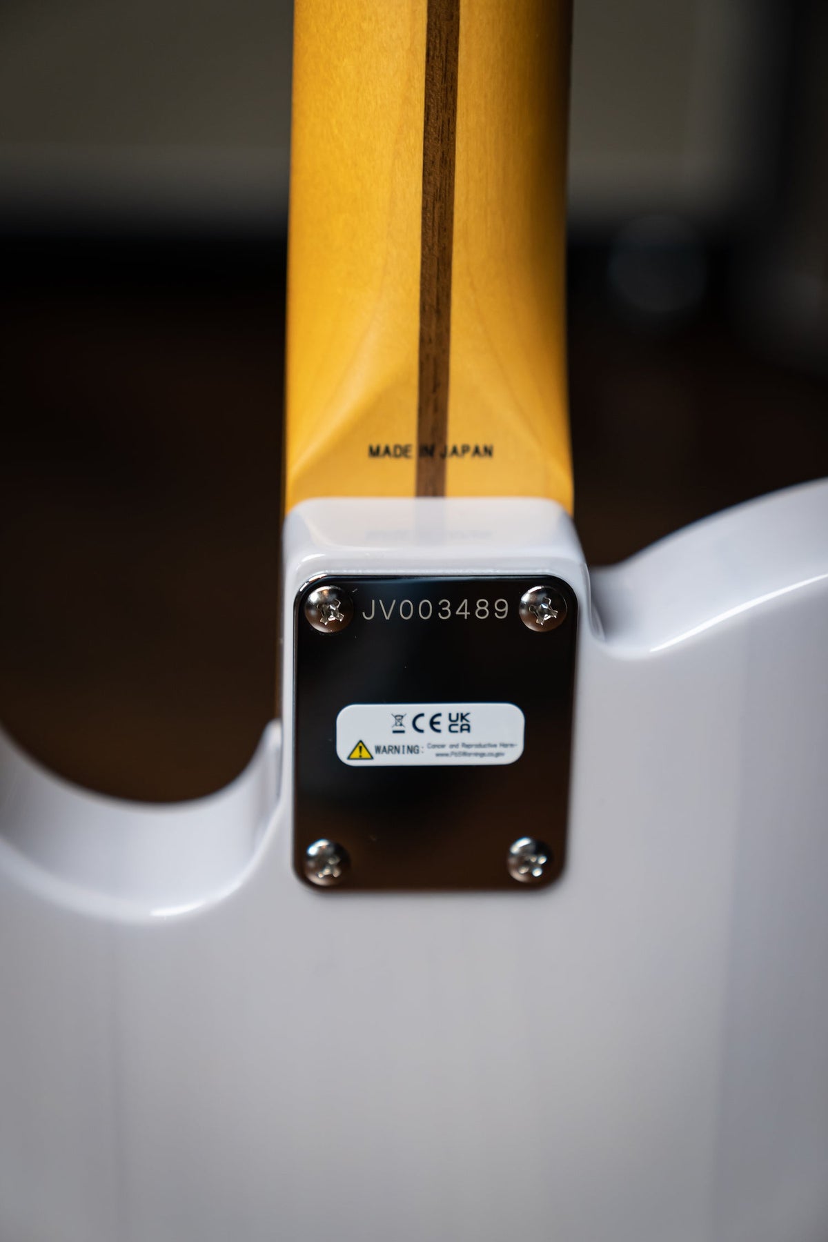 Fender JV Modified 50s Telecaster Electric Guitar - White Blonde