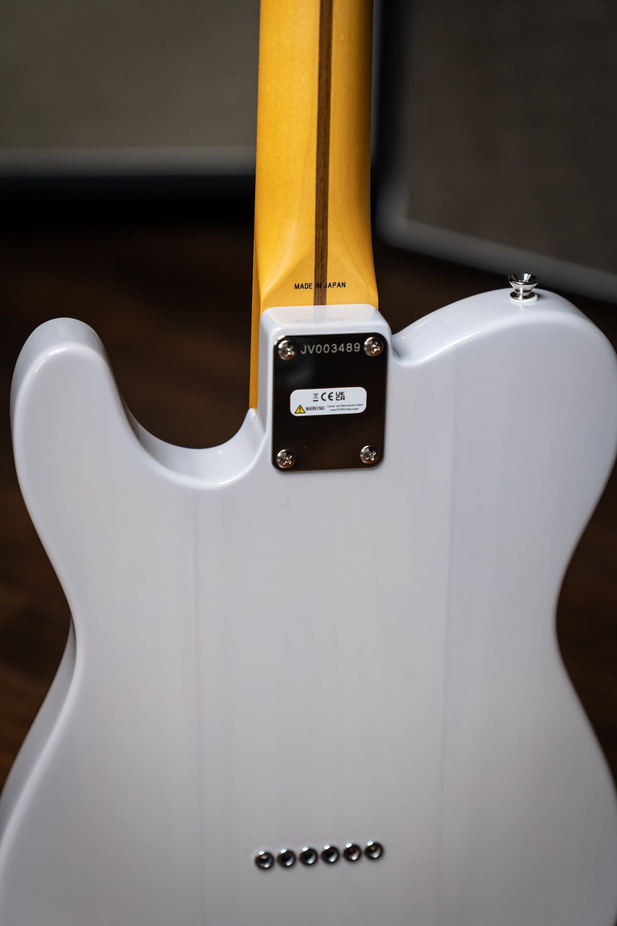 Fender JV Modified 50s Telecaster Electric Guitar - White Blonde