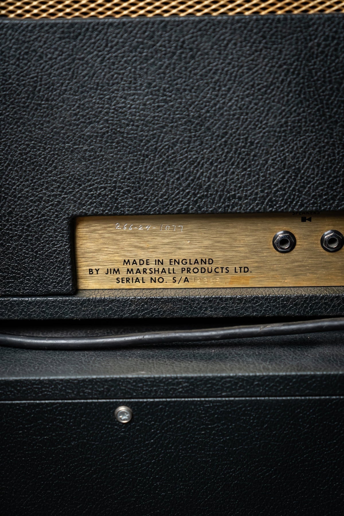 1973 Marshall Model 1987 50 Watt Head