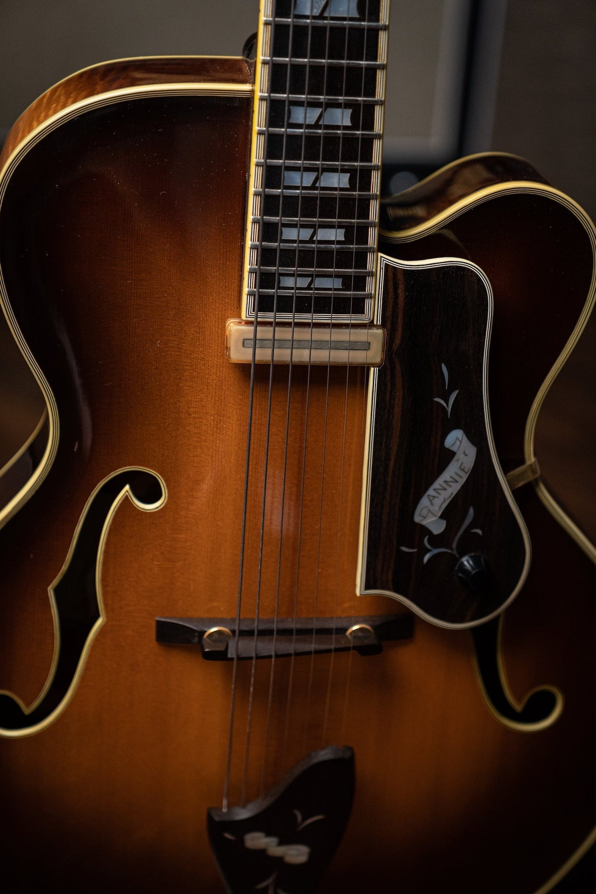 1981 Benedetto Custom Model 7 String Electric Guitar - Sunburst