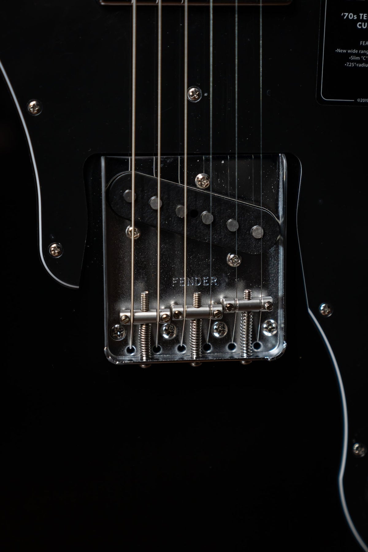 Fender Vintera '70s Telecaster Custom Electric Guitar - Black