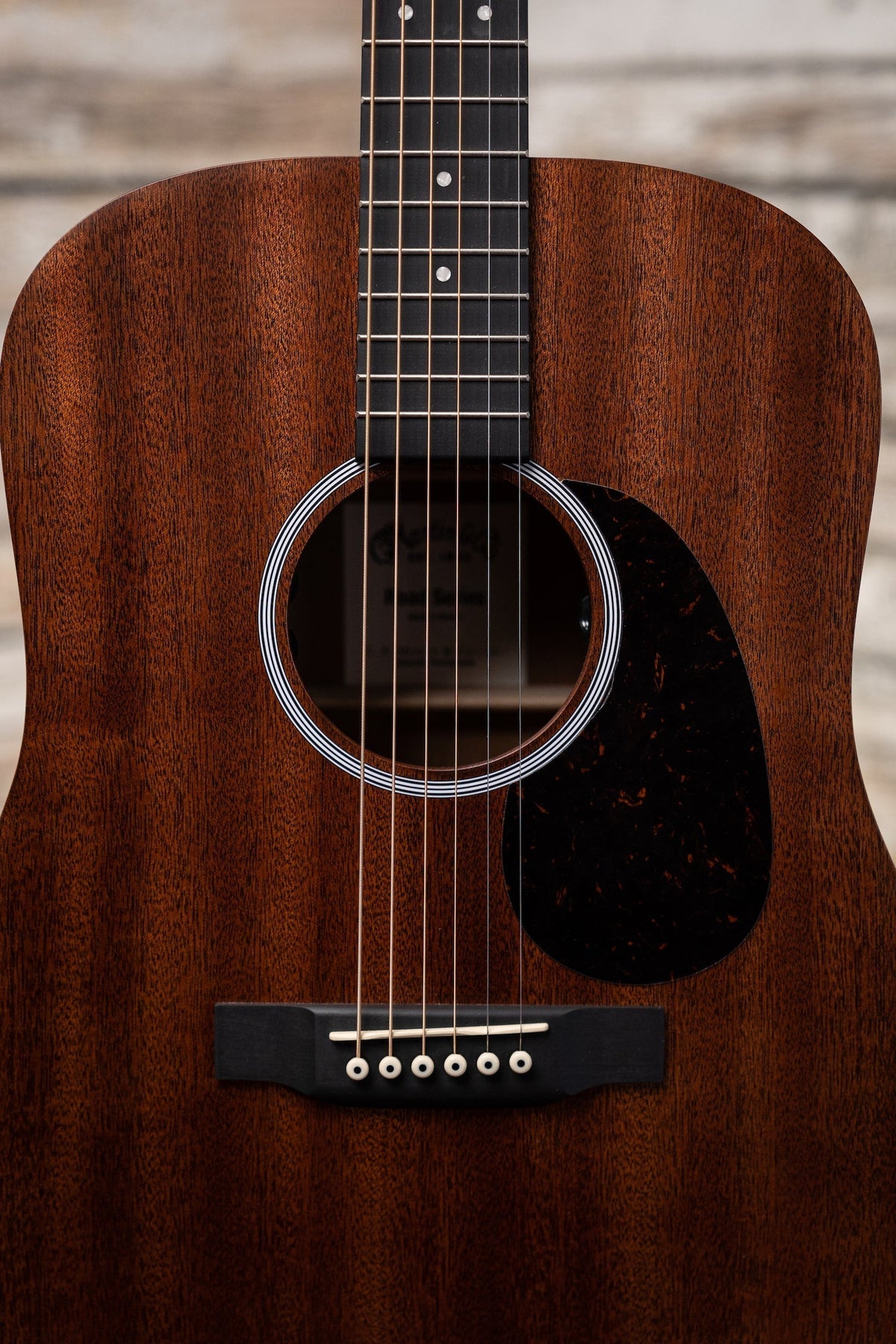 Martin D-10E Road Series Acoustic-Electric Guitar - Natural Sapele