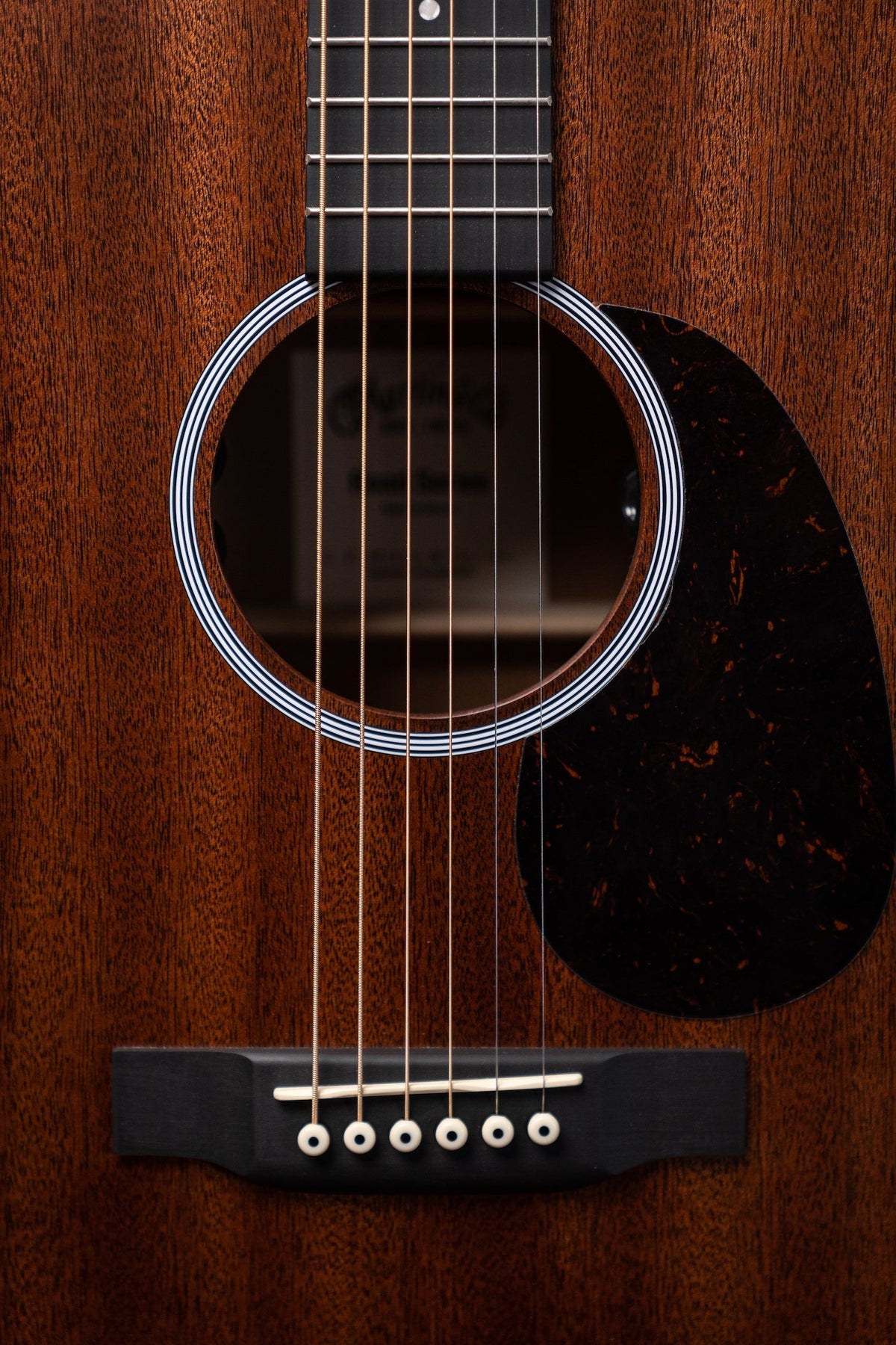 Martin D-10E Road Series Acoustic-Electric Guitar - Natural Sapele
