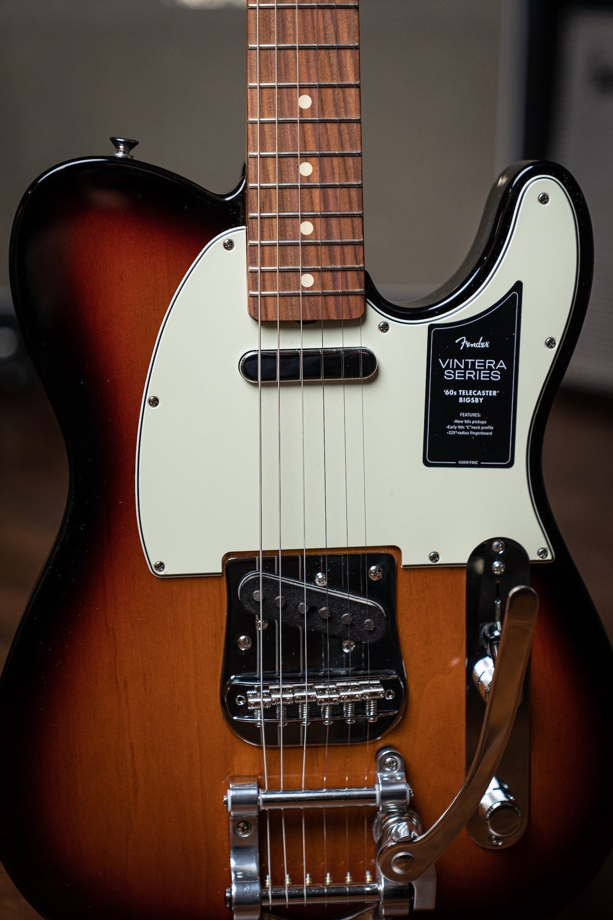 Fender Vintera ‘60s Telecaster Bigsby Electric Guitar - 3-Color Sunburst