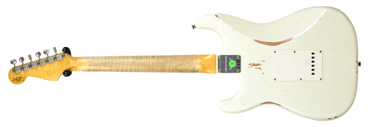 Fender Custom Shop 2016 NAMM 64 Strat Relic Aged Olympic White CZ537023
