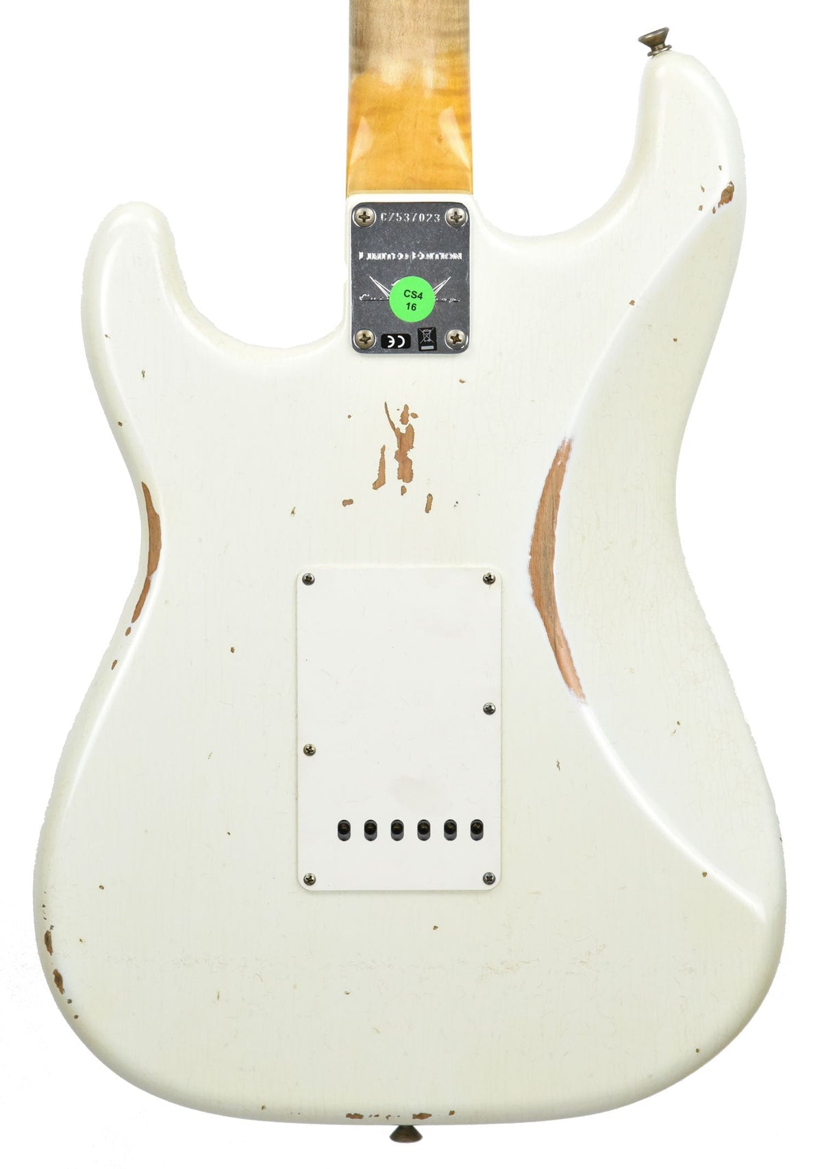Fender Custom Shop 2016 NAMM 64 Strat Relic Aged Olympic White CZ537023