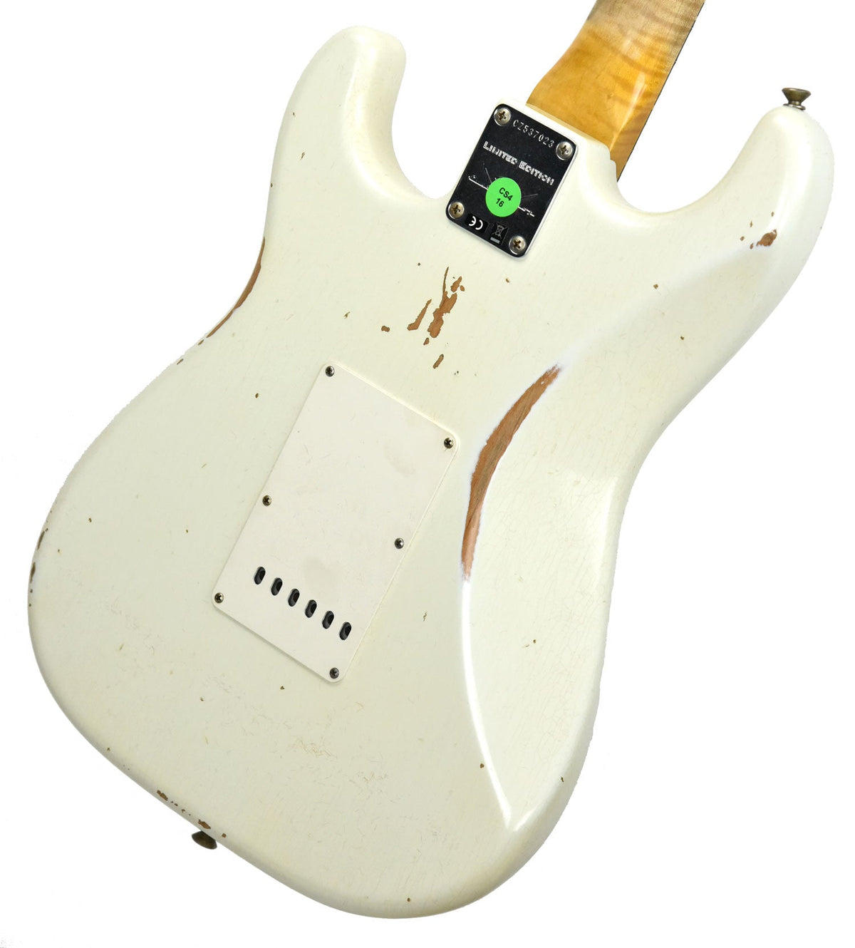 Fender Custom Shop 2016 NAMM 64 Strat Relic Aged Olympic White CZ537023
