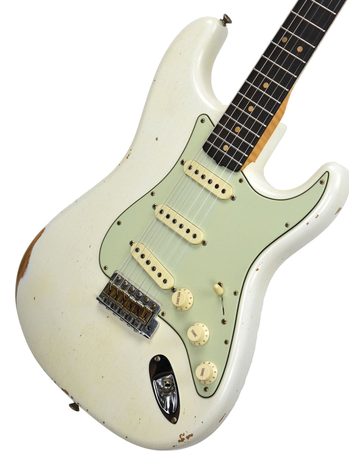Fender Custom Shop 2016 NAMM 64 Strat Relic Aged Olympic White CZ537023