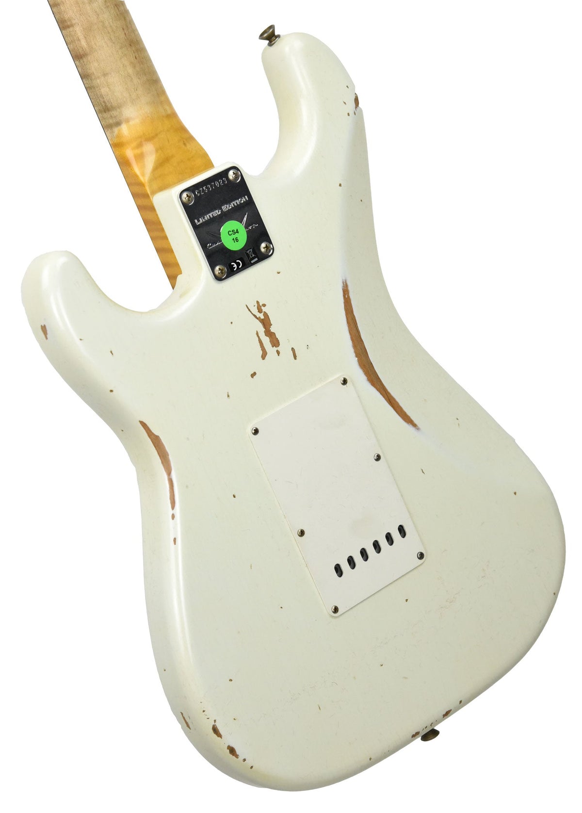 Fender Custom Shop 2016 NAMM 64 Strat Relic Aged Olympic White CZ537023
